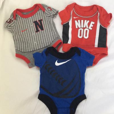 Nike One Pieces | *Price Drop* Nike Newborn Onesie Lot | Color: Blue/Red | Size: Newborn
