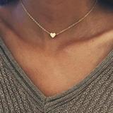 Urban Outfitters Jewelry | Dainty Heart Necklace [Gold] | Color: Gold | Size: Gold