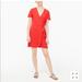 J. Crew Dresses | J Crew Textured Knit Wrap Dress - Xs | Color: Red | Size: Xs