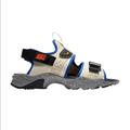 Nike Shoes | Nike Canyon Sandal Na Fossil/Total Orangecw9704202 | Color: Blue/Cream | Size: 6