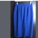 Burberry Skirts | Burberry Vintage Blue Wool Pleated Midi Skirt | Color: Blue | Size: 6