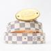 Louis Vuitton Accessories | Louis Vuitton 34/85 Voyage Damier Brass Belt Se | Color: Gold/White | Size: 34