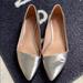 Madewell Shoes | Madewell Mira Flat In Metallic | Color: Silver | Size: 6