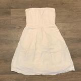 J. Crew Dresses | J.Crew White Strapless Sundress | Color: White | Size: 0