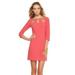 Lilly Pulitzer Dresses | Lilly Pulitzer Bronte Embellished Keyhole Shift | Color: Pink | Size: 4