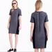 J. Crew Dresses | J.Crew Black & Gray Hounds Tooth Wool Dress Size 8 | Color: Black/Gray | Size: 8