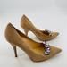 Kate Spade Shoes | Kate Spade Made In Italy Nude Suede Heels | Color: Cream | Size: 8.5