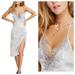 Free People Dresses | Free People | Chasing Shadows Slip Dress | Color: Gray/Silver | Size: M
