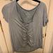 American Eagle Outfitters Tops | American Eagle Soft & Sexy Lace Up Top | Color: Blue | Size: M