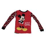 Disney Shirts & Tops | Euc Childs Micky Mouse Red Long Sleeve Top | Color: Black/Red | Size: 5tb