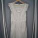 Free People Dresses | Free People Half Moon Mini Dress Sz M | Color: White | Size: M