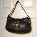 Coach Bags | Coach Ladies Leather Handbag | Color: Black/Silver | Size: 7" H X 13" L X 2"" W. Handle: 8"