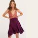 Free People Dresses | Free People Fp One Adella Slip Mini Dress Lace | Color: Purple/Tan | Size: Various