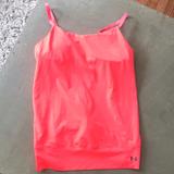 Under Armour Tops | Bright Coral Yoga Tank | Color: Orange/Pink | Size: S