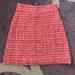 Kate Spade Skirts | Kate Spade Pink Tweed A-Line Mini Skirt | Color: Pink/White | Size: 00