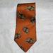 Ralph Lauren Accessories | Chaps Ralph Lauren Men’s Tie Orange Paisley | Color: Orange | Size: 57" X 4"