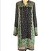 Michael Kors Dresses | Michael Kors Casual Chain Lace-Up Dress | Color: Black/Green | Size: S