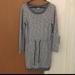 Converse Dresses | 3for$15 Converse Long Sleeve Dress Size Small | Color: Black/Gray | Size: S