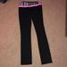 Lululemon Athletica Pants & Jumpsuits | New Ivivva Reversible Yoga Pants (Never Worn) | Color: Black/Pink | Size: 2