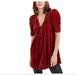 Free People Dresses | Free People Ivy Velvet Minidress | Color: Red | Size: S