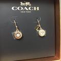 Coach Jewelry | Coach Open Circle Stone Earring On Wire | Color: Gold | Size: Os