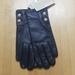 Michael Kors Accessories | Nwt Michael Kors Leather Gloves | Color: Black/Gold | Size: Os