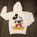 Disney Other | Disneyland Mickey Mouse Hoodie Size Small | Color: White | Size: Small