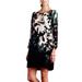 Anthropologie Dresses | Anthropologie Maeve Floral "Shaded Garden" Dress | Color: Black/Cream | Size: Xs