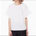 Kate Spade Tops | Kate Spade Mrs.Poplin Scallop Shirt Freshwhite Women Medium | Color: White | Size: M