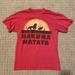 Disney Tops | Disney Hakuna Matata Lion King Shirt Size S | Color: Red | Size: S