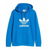 Adidas Shirts | Adidas Trefoil Logo Pullover Hoodie | Color: Blue/White | Size: Xxl