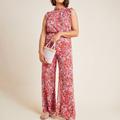 Anthropologie Pants & Jumpsuits | Anthropologie Troubadour Jumpsuit | Color: Pink/Red | Size: L