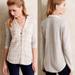 Anthropologie Tops | Holding Horses Forsby Flannel Long Sleeve Shirt | Color: Gray | Size: M