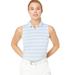 Nike Tops | Nike Women's Dri-Fit Striped Sleeveless Polo | Color: Blue/White | Size: L