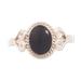 Black Sophistication,'Handmade Obsidian Cocktail Ring'