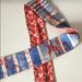 Coach Accessories | Coach Silk Scarf | Color: Blue/Orange | Size: Os