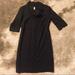 J. Crew Dresses | J.Crew Black Cowl Neck Wool Dress | Color: Black | Size: 8