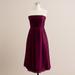 J. Crew Dresses | Jcrew Strapless Silk Dress- Nwt | Color: Purple | Size: 8