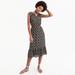 J. Crew Dresses | J.Crew Mercantile Cap-Sleeve Midi Dress Size M | Color: Black/Pink | Size: M