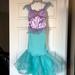 Disney Dresses | Disney Little Mermaid Gown | Color: Blue/Purple | Size: 5/6