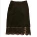 Free People Skirts | Free People Quilted Black Pencil Skirt Size Xs | Color: Black | Size: Xs