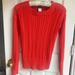 J. Crew Sweaters | J. Crew Shoulder Zip Knit Sweater | Color: Orange/Red | Size: Xs