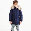 J. Crew Jackets & Coats | J. Crew Boys' Fishtail Parka, Faux Fur Hood | Color: Blue | Size: 3t Boys Or Girls