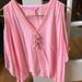 Lilly Pulitzer Tops | Lily Pulitzer Pink Tassel Swing Top! | Color: Pink | Size: Xxs