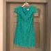 Lilly Pulitzer Dresses | Lilly Pulitzer Green Cap Sleeve Lace Dress | Color: Green | Size: S