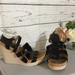 Coach Shoes | Coach Leala Black Patent Wedges | Color: Black/Cream | Size: 8.5