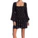 Free People Dresses | Free People Two Faces Printed Mini Dress, Black | Color: Black | Size: Various