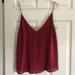 Free People Tops | Free People Deep V Bandeau Cami Xs | Color: Red | Size: Xs