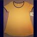 Lularoe Tops | Lularoe Classic T Shirt | Color: Blue/Gold | Size: M