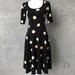 Lularoe Dresses | Lularoe Nicole Dress | Color: Black/Cream | Size: S